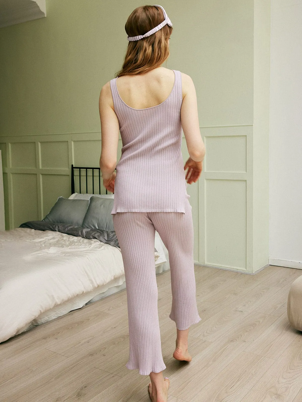 Frill Trim Knit Pants sold by BERLOOK product image thumbnail 5