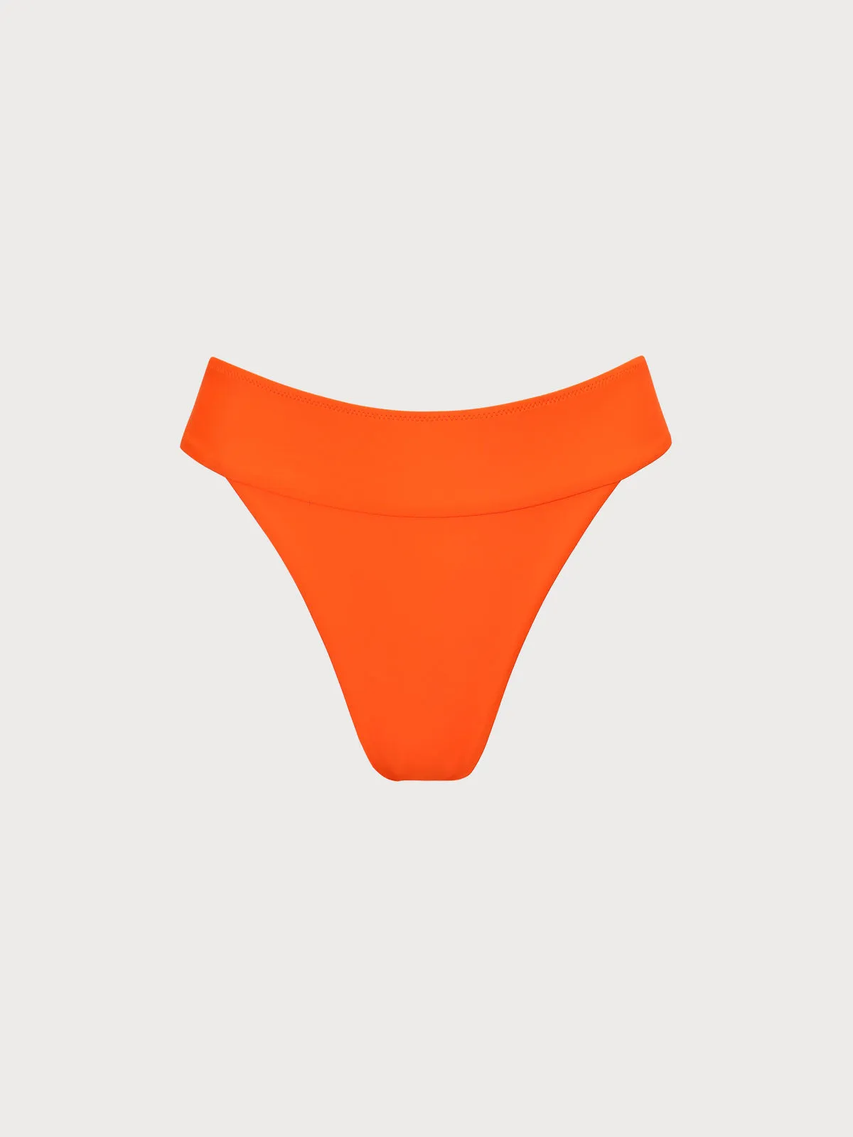ECONYL® Orange Wide Waistband Bikini Bottom sold by BERLOOK product image thumbnail 5