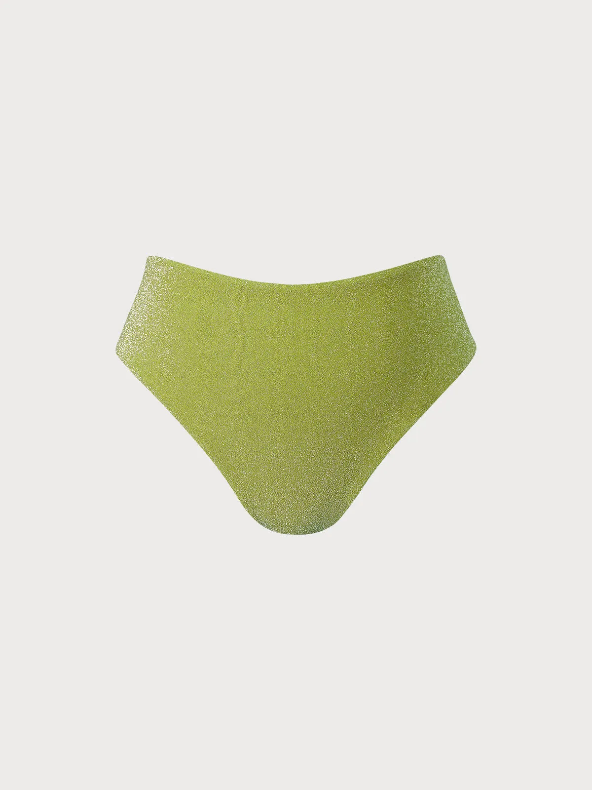 Light Green Lurex Plus Size Bikini Bottom sold by BERLOOK product image thumbnail 5