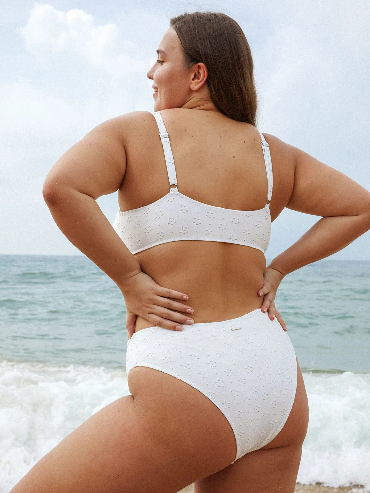 Floral Cutout Plus Size Bikini Bottom sold by BERLOOK product image thumbnail 4