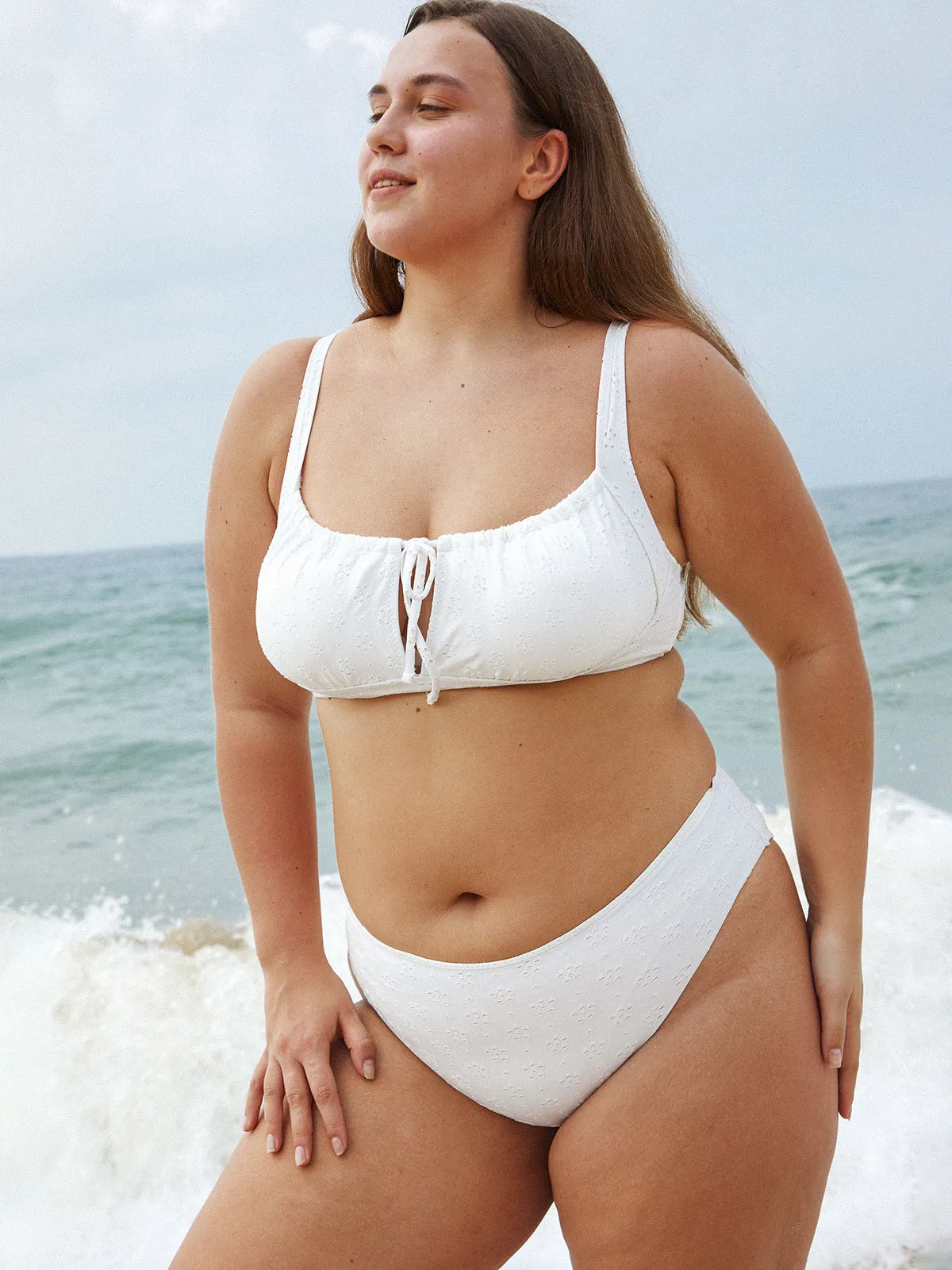 Floral Cutout Plus Size Bikini Bottom sold by BERLOOK product image thumbnail 3