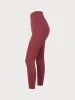Dark Red High Waisted Leggings 25" sold by BERLOOK