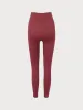 Dark Red High Waisted Leggings 25" sold by BERLOOK