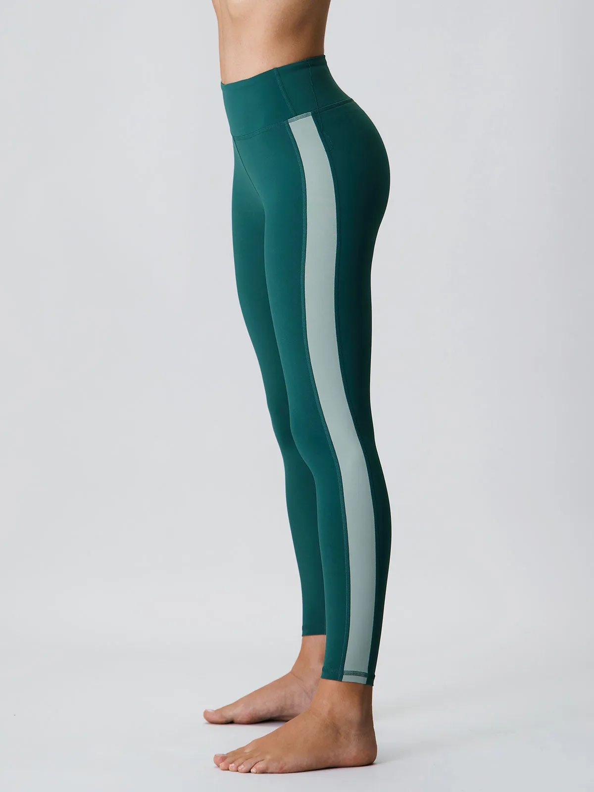 Emerald Green High Waisted Leggings 25" sold by BERLOOK