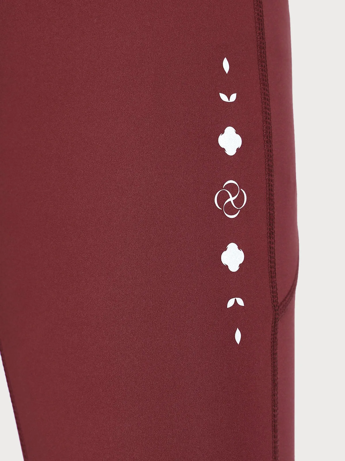 Dark Red Pocket Leggings 25" sold by BERLOOK product image thumbnail 5