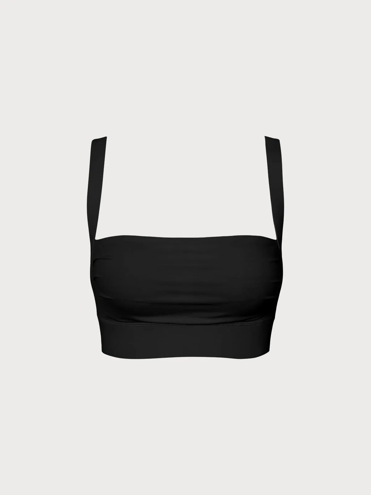 Black Cut Out Square Neck Cami Top - High Support sold by BERLOOK product image thumbnail 5