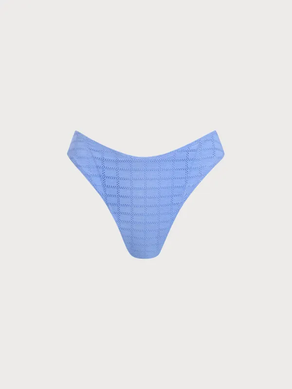 Light Blue Mesh Bikini Bottom sold by BERLOOK