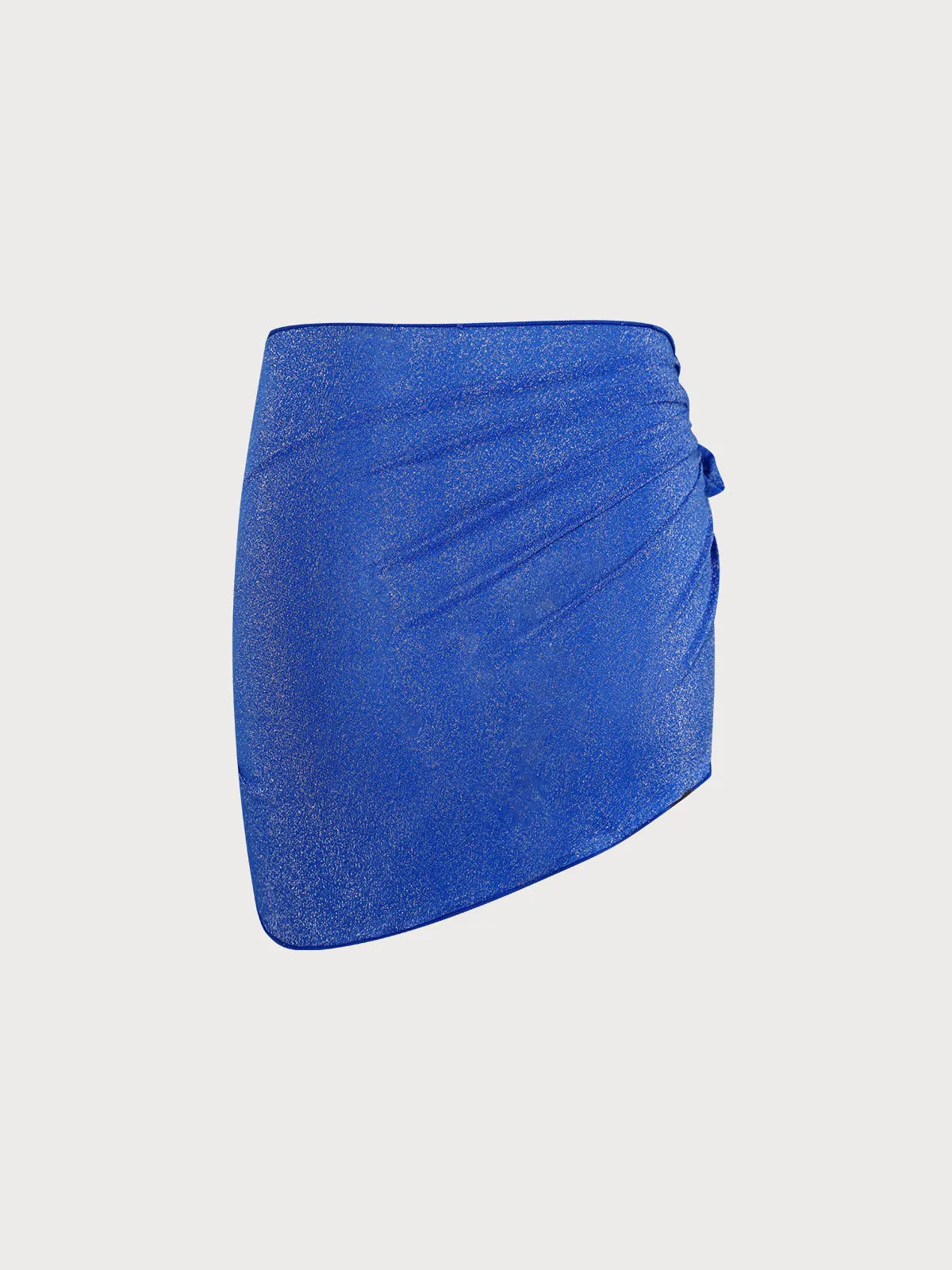 Blue Classic Lurex Cover-Up Skirt sold by BERLOOK product image thumbnail 4