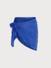 Blue Classic Lurex Cover-Up Skirt sold by BERLOOK