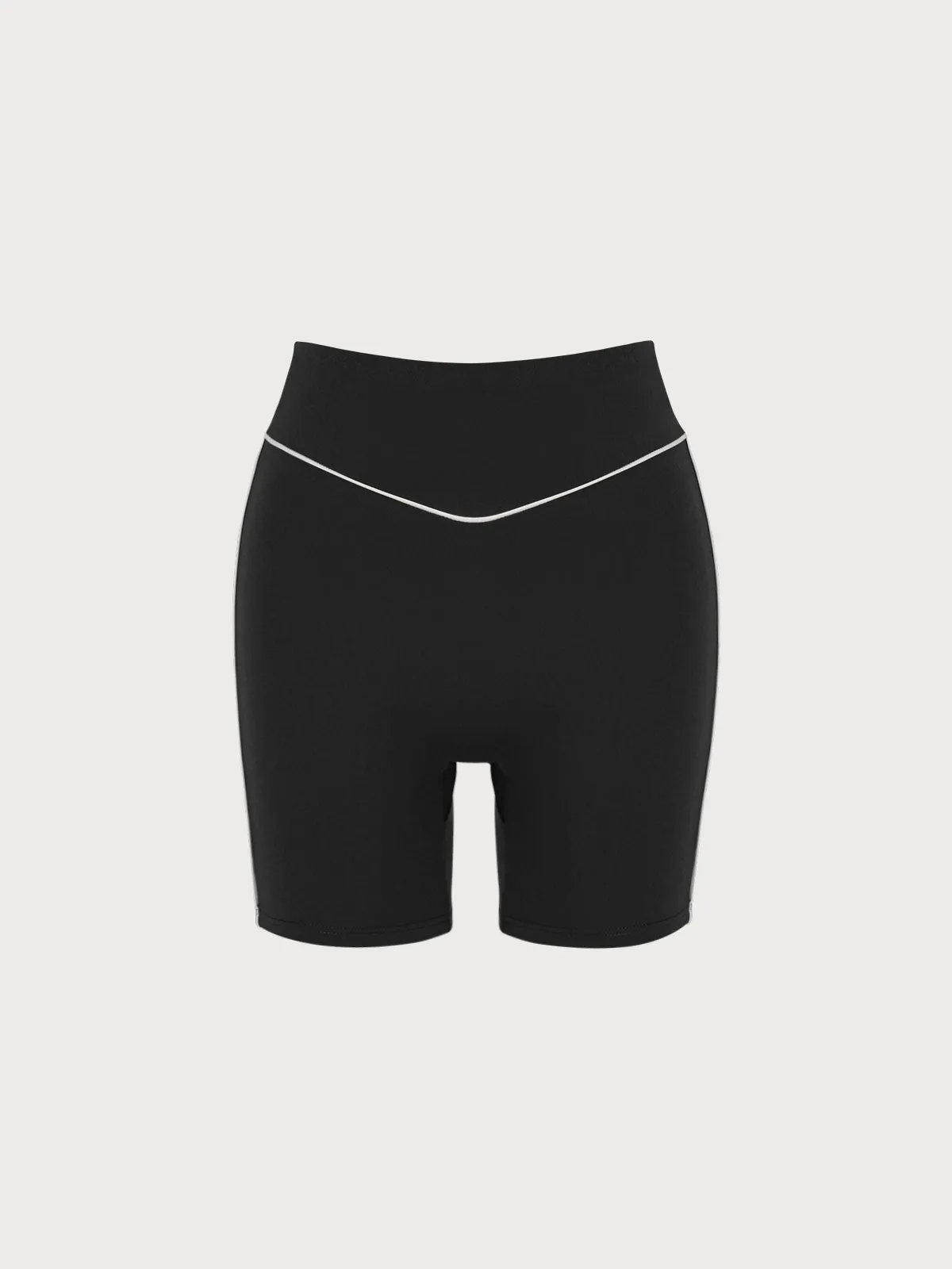 Black Natural Waisted Lycra® Short sold by BERLOOK product image thumbnail 4