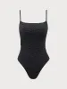 Zebra Print Backless One-Piece Swimsuit sold by BERLOOK