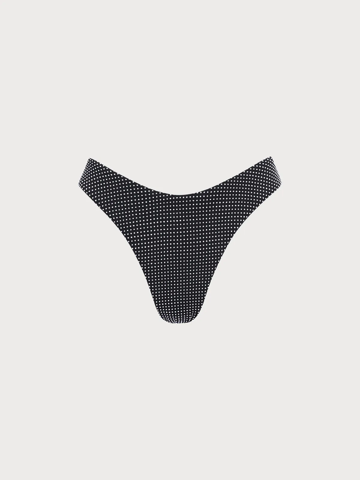 Black Polka Dot Bikini Bottom sold by BERLOOK