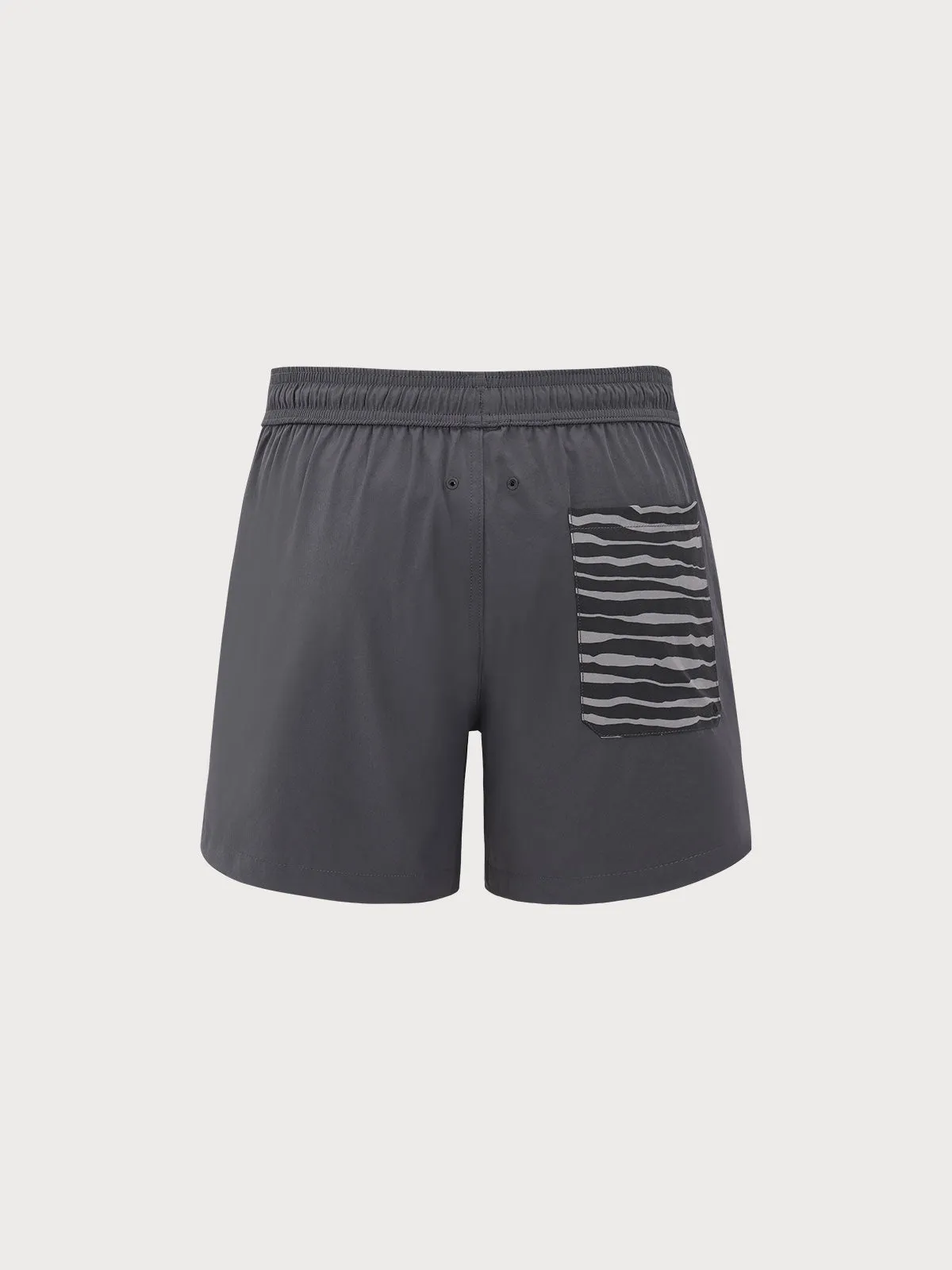 The Dark Grey Beach Men's 7" Swimming Trunks sold by BERLOOK product image thumbnail 2