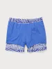 The Navy Geometric Beach Men's 5" Swimming Trunks sold by BERLOOK