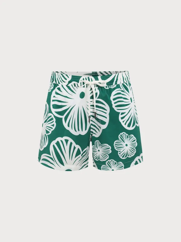 The Grass Green Beach Men's 5" Swimming Trunks sold by BERLOOK