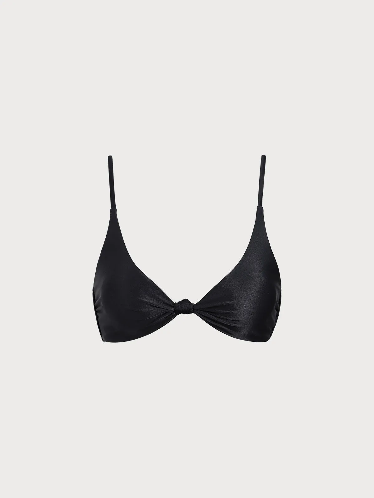 ECONYL® Black Knot Bikini Top sold by BERLOOK