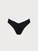 Contrast Trim V-Cut Full Coverage Bikini Bottom sold by BERLOOK