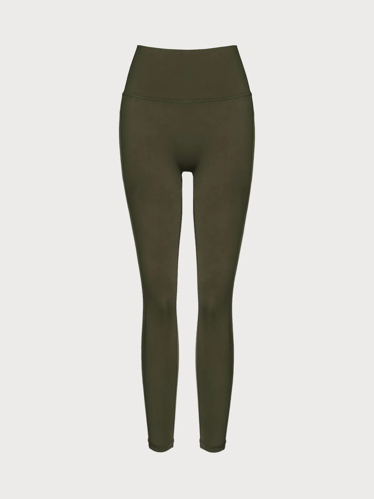 Army Green High Waisted Leggings 24" sold by BERLOOK product image thumbnail 5