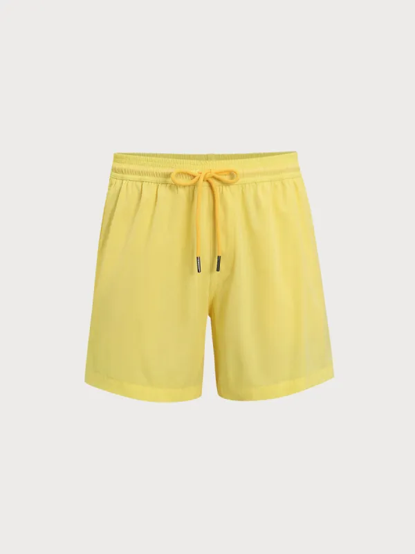 The Yellow Beach Men's 5" Swimming Trunks sold by BERLOOK