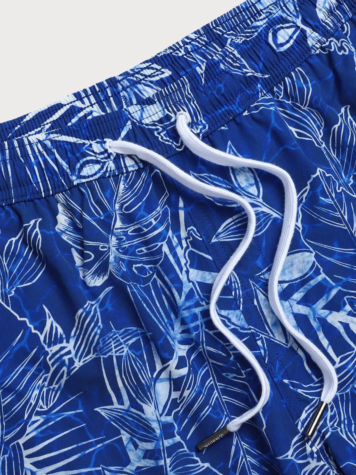 The Navy Leaves Beach Men's 7" Swimming Trunks sold by BERLOOK product image thumbnail 4