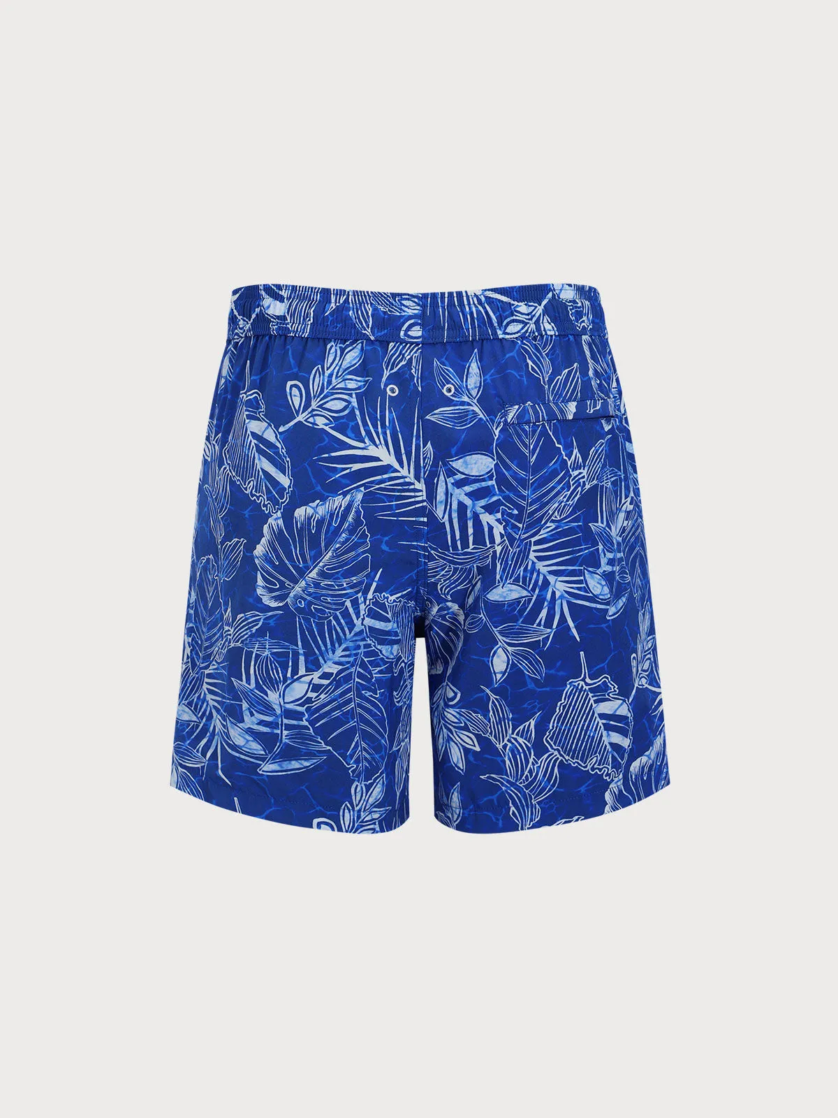 The Navy Leaves Beach Men's 7" Swimming Trunks sold by BERLOOK product image thumbnail 2