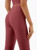 Wine Red High Waisted Leggings 24” sold by BERLOOK