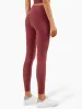 Wine Red High Waisted Leggings 24” sold by BERLOOK