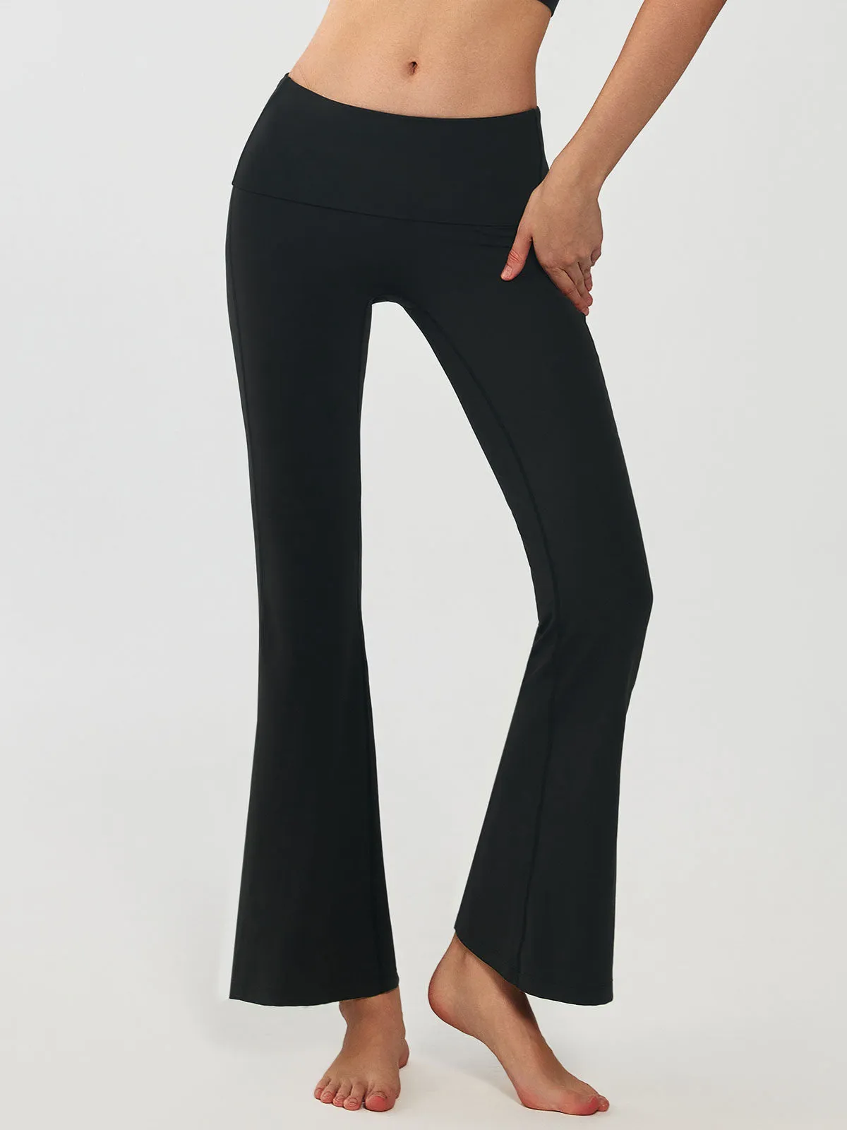 High Waisted Flare Leggings 28” sold by BERLOOK