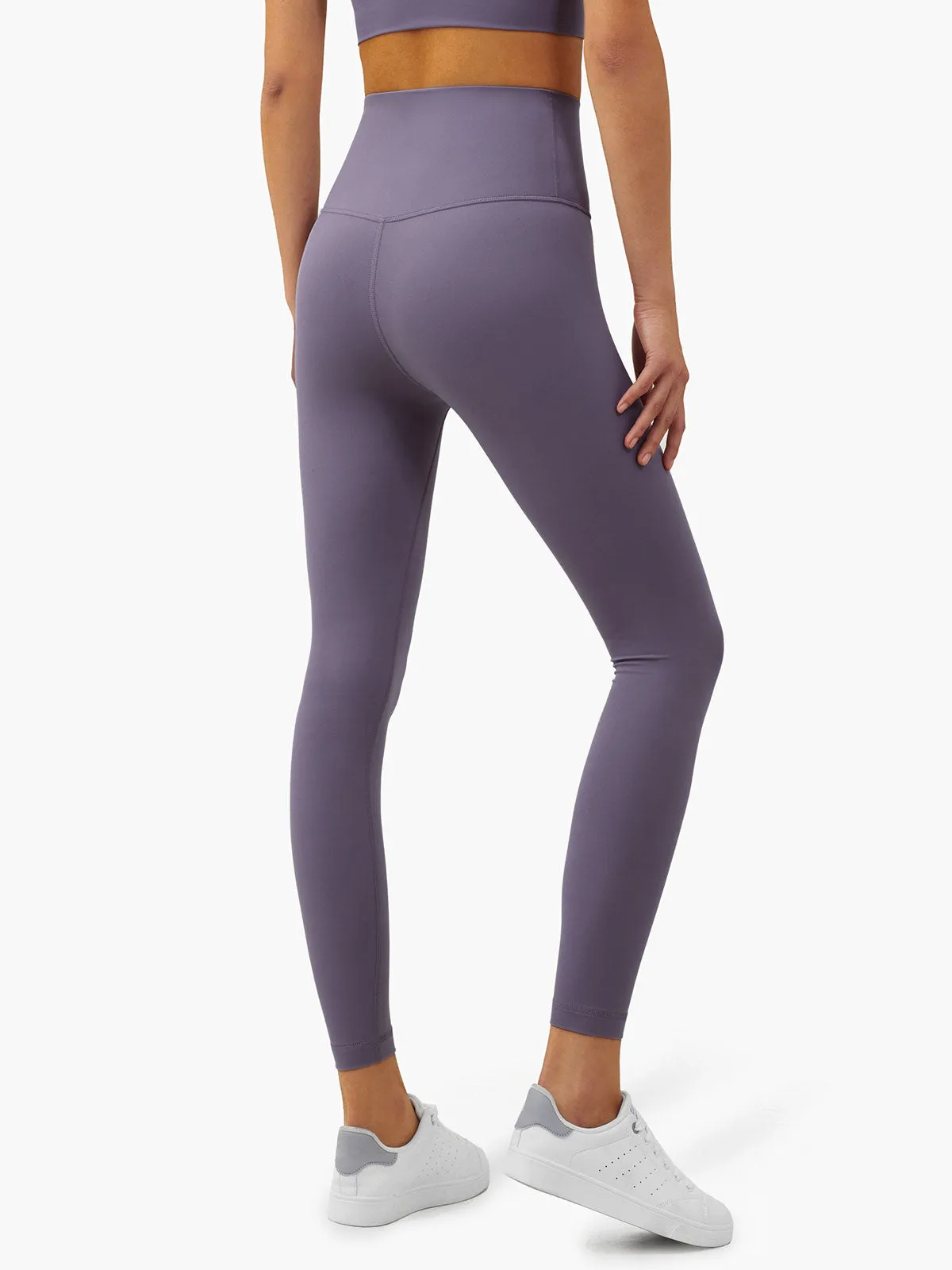 Purple High Waisted Leggings 24" sold by BERLOOK product image thumbnail 2