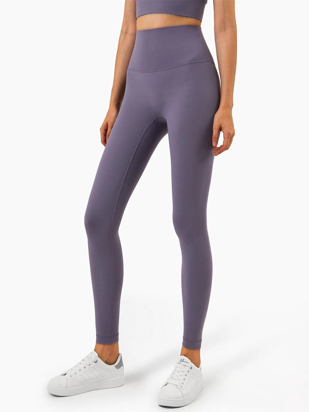 Purple High Waisted Leggings 24" sold by BERLOOK