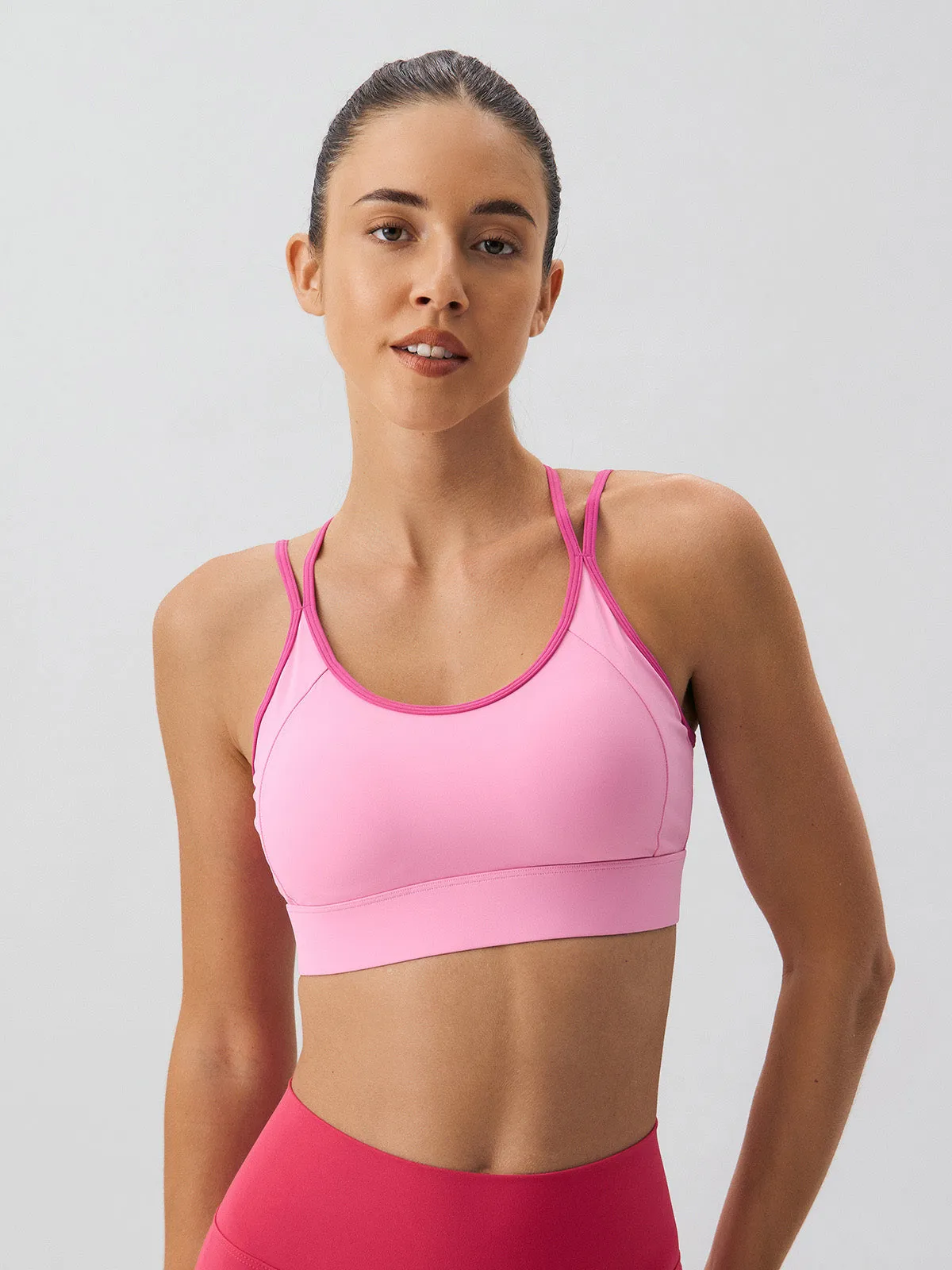 Pink X-Cross Sports Bra--Medium Support sold by BERLOOK product image thumbnail 3