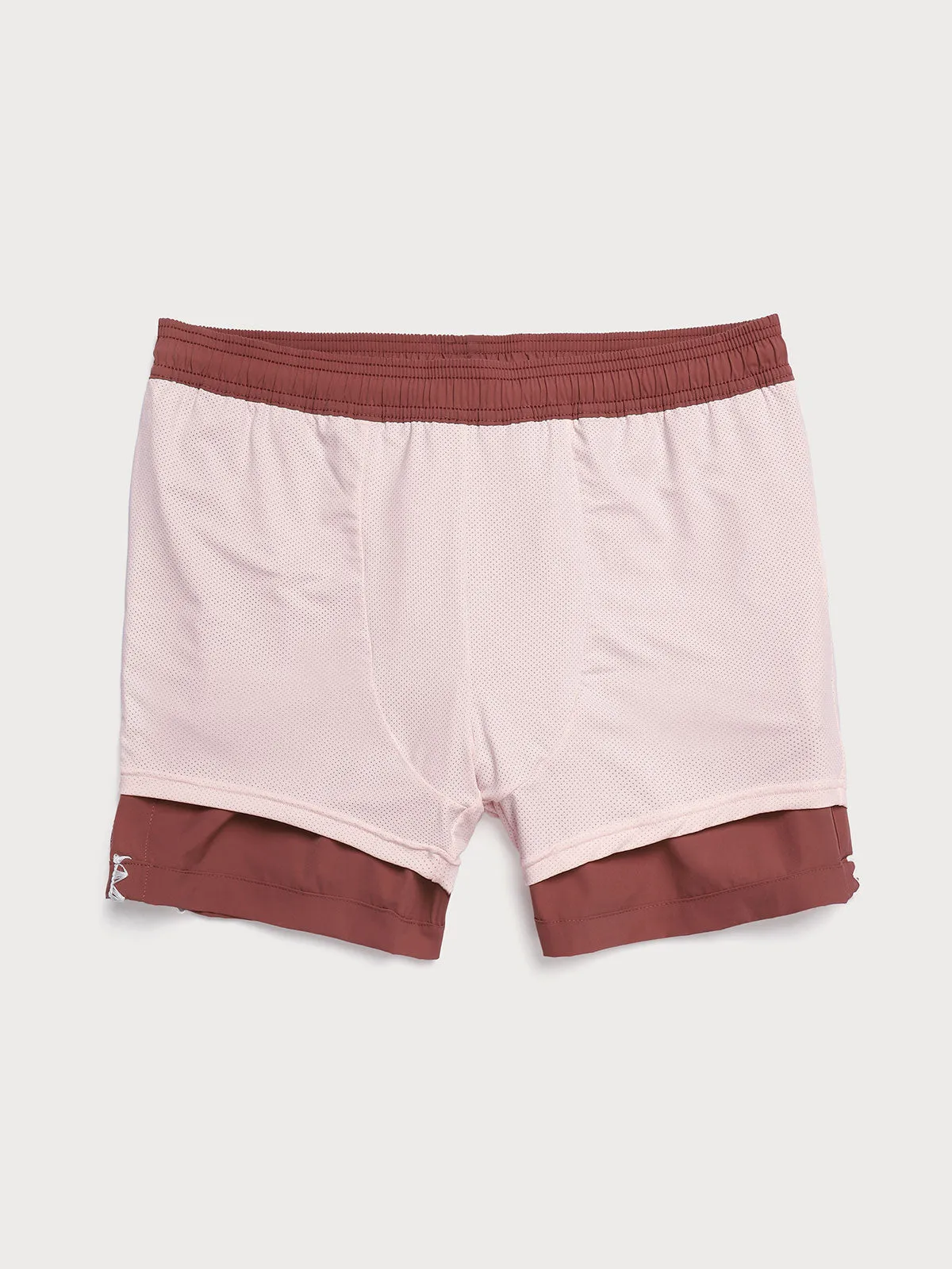 Brick Red Beach Men's 5" Swimming Trunks sold by BERLOOK product image thumbnail 3