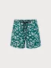 Green Floral Beach Men's 5" Swimming Trunks sold by BERLOOK