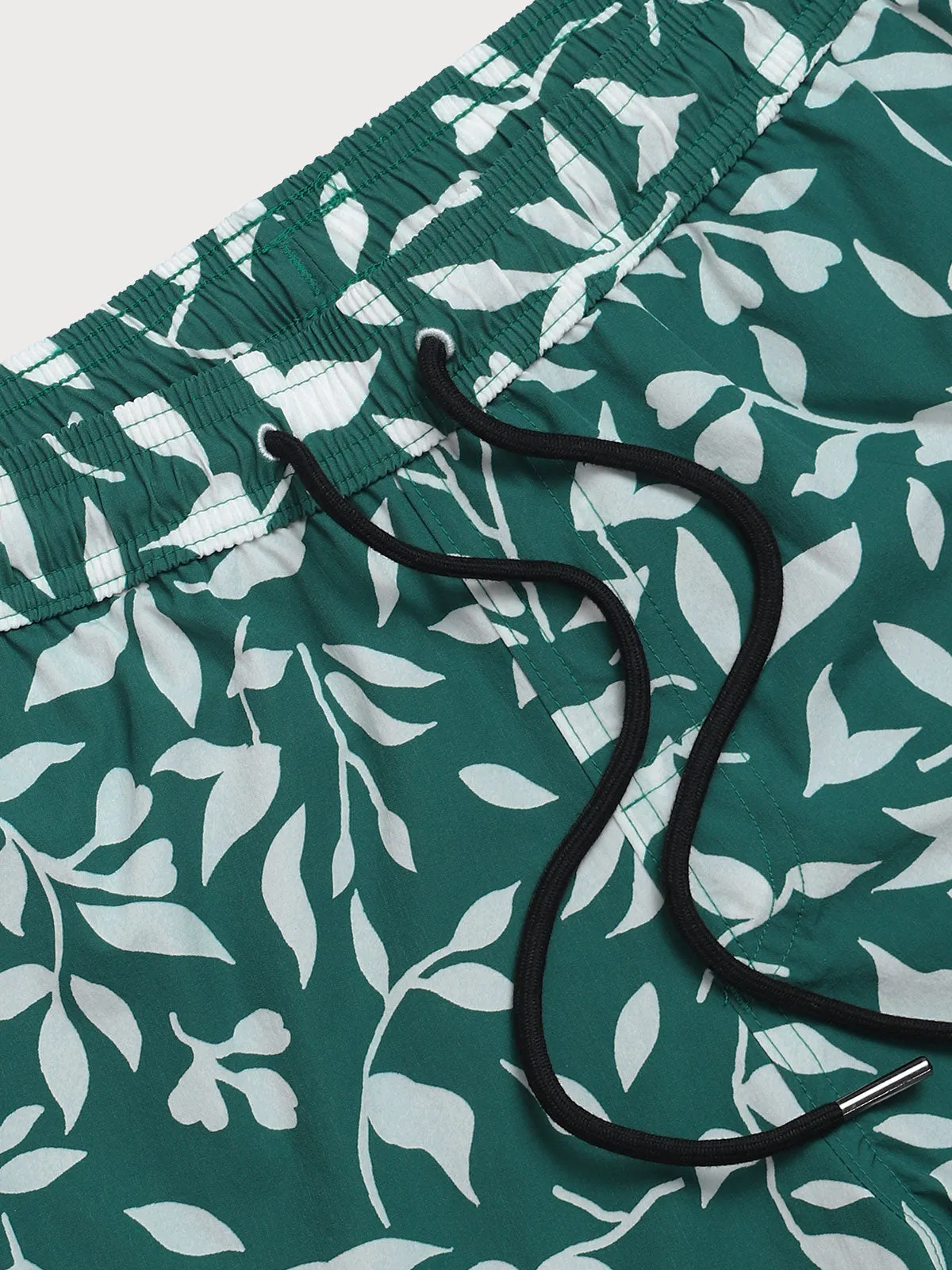 Green Floral Beach Men's 5" Swimming Trunks sold by BERLOOK product image thumbnail 4