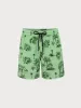 Green Tree Beach Men's 7" Swimming Trunks sold by BERLOOK