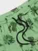 Green Tree Beach Men's 7" Swimming Trunks sold by BERLOOK