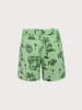 Green Tree Beach Men's 7" Swimming Trunks sold by BERLOOK