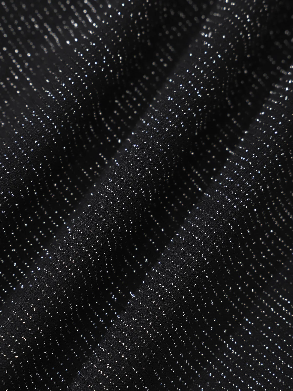 Black Glitter Cut Out Leggings 23" sold by BERLOOK product image thumbnail 4
