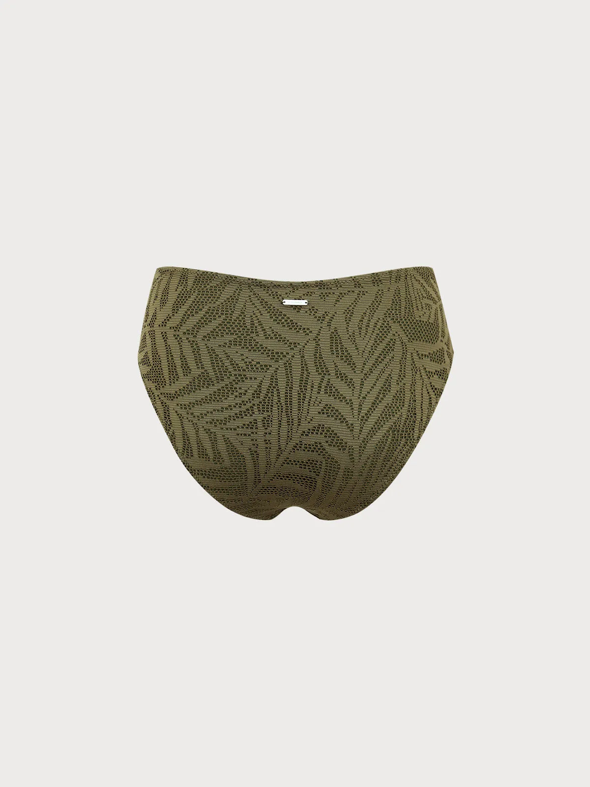 Army Green Crochet Full Coverage Bikini Bottom sold by BERLOOK product image thumbnail 2