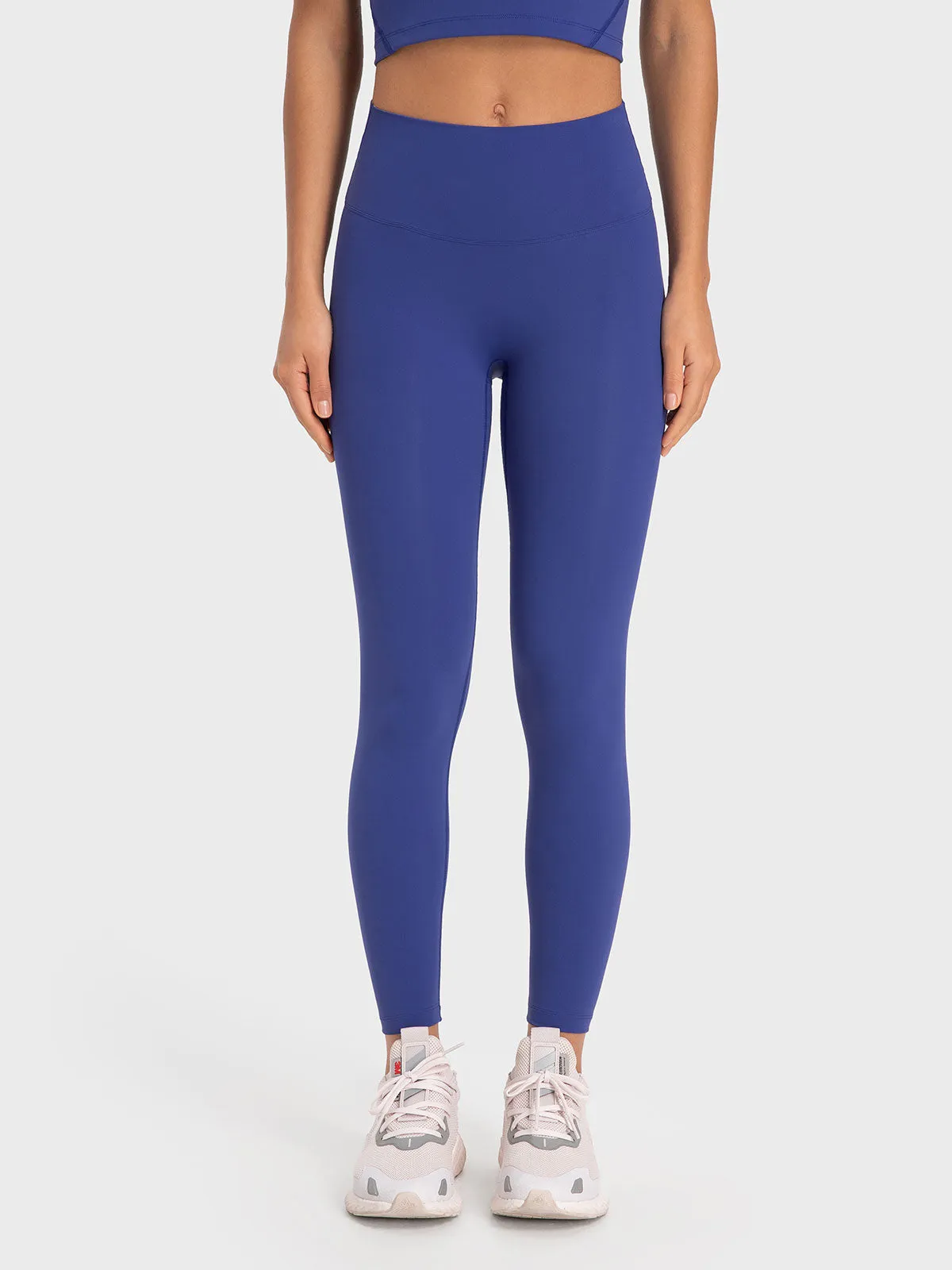 Blue High Waisted Leggings 24” sold by BERLOOK