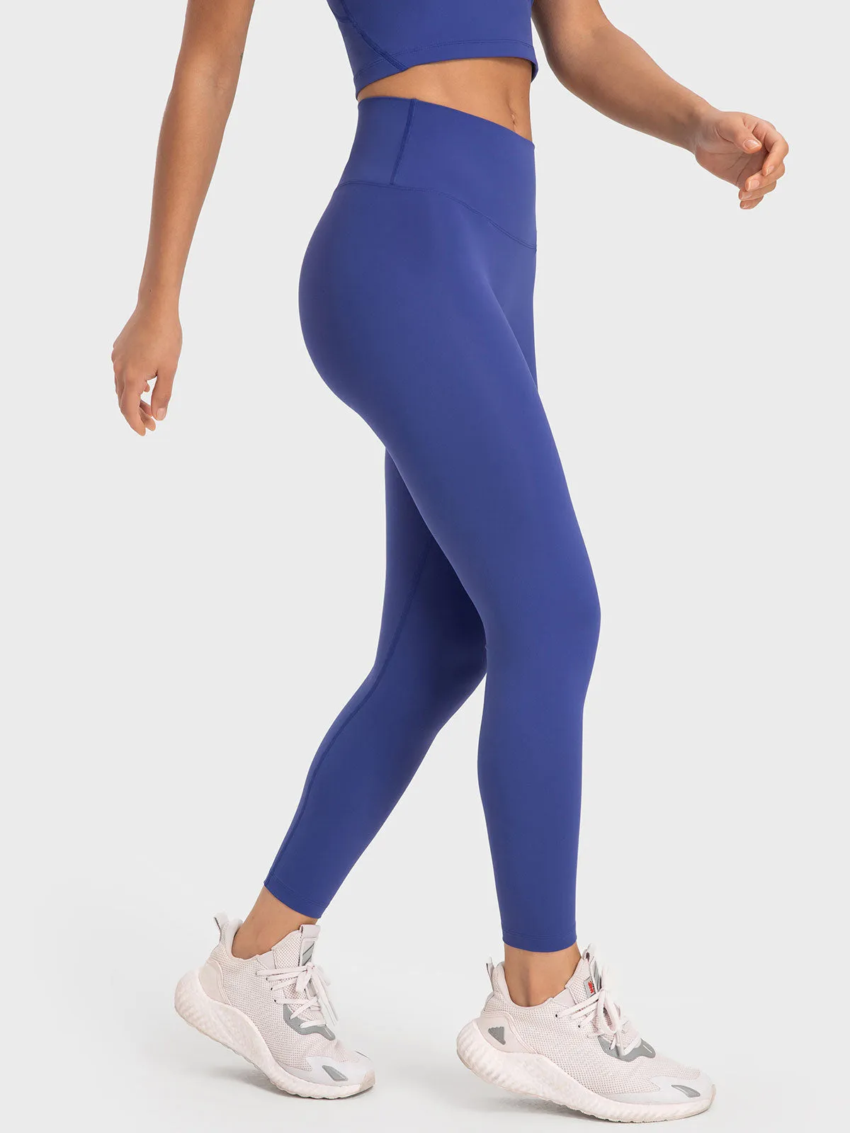 Blue High Waisted Leggings 24” sold by BERLOOK product image thumbnail 2