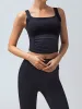 Black U-shape Tank Top - Light Support sold by BERLOOK