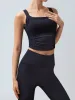 Black U-shape Tank Top - Light Support sold by BERLOOK