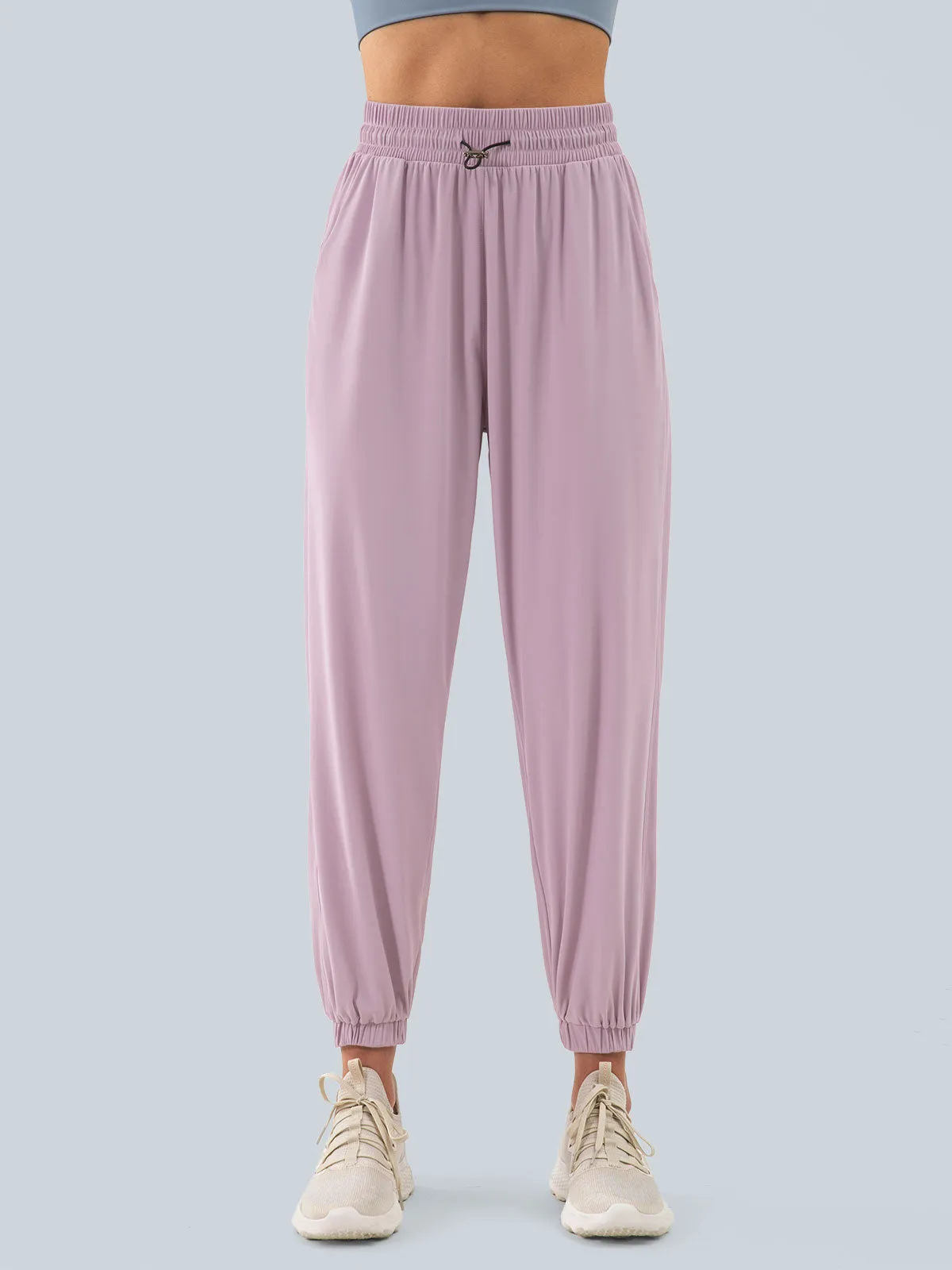Light Purple Drawstring Pants sold by BERLOOK