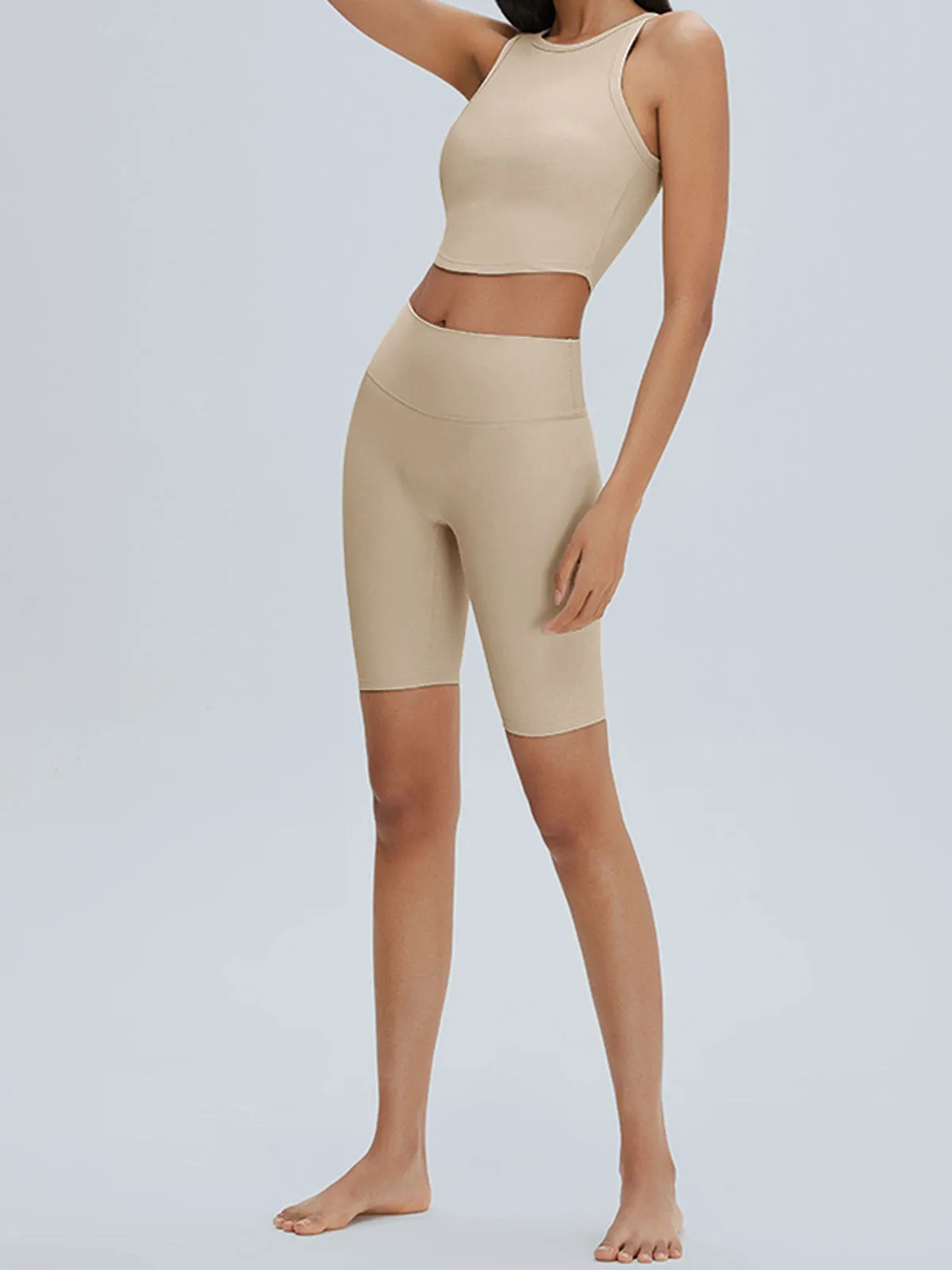 Apricot Sports Shorts 8" sold by BERLOOK product image thumbnail 4