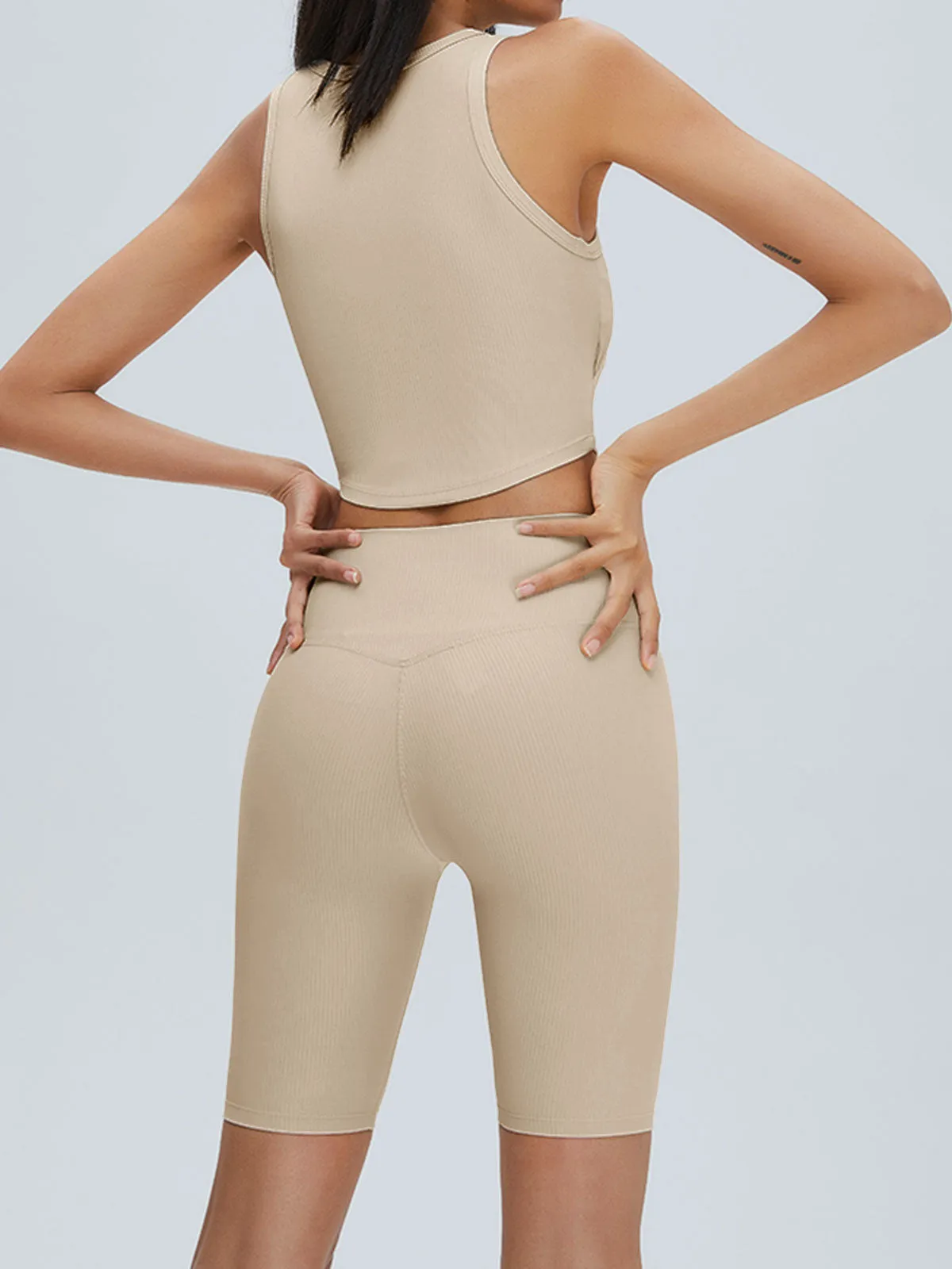 Apricot Sports Shorts 8" sold by BERLOOK product image thumbnail 3