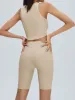 Apricot Round Neck Tank Top--Light Support sold by BERLOOK