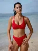 Red Crochet Bikini Bottom sold by BERLOOK