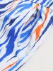 Hapnix® - The Blue Colorblock Men's 7" Swim Trunks sold by BERLOOK
