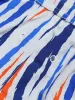 Hapnix® - The Blue Colorblock Men's 7" Swim Trunks sold by BERLOOK